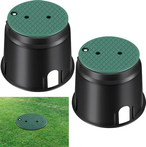 inground electrical box|landscaping electrical floor box.